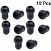 10 Soft Sealing Earbuds - Replacement Black Silicone Ear Tips for Universal Ear Plugs | International Shipping - Buy Online on GoSupps.com