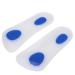 Silicone insoles invisible gel insoles made of silicone gel heel insole pain relief gel heel cushion breathable comfort anti -sweat silicone