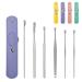 The Most Professional Ear Cleaning Master in 2023-EarWax Cleaner Tool Set Ear Pick Earwax Removal Kit Stainless Steel (Purple)