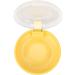 Orthodontic Retainer Case with Cleaning Brush - Yellow Mouthpiece Holder for Adults & Kids - Perfect for School Travel & Home - 8cm Diameter - Buy Online on GoSupps.com