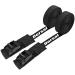 DORSAL Surfboard Kayak SUP Surf Roof Rack Tie Down Straps 15 FT (Set of 2) Black