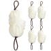 minkissy 5pcs bath ball bath flower Bath Loofah Sponges bath luffas bath shower loofah shower scrubber shower puff body mesh shower Exfoliate Sponge Shower Balls cute bouquet or baby