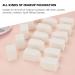 Housoutil 50 Makeup Sponges - Curve Blending Applicators for Foundation | Synthetic Latex White Beauty Tools - Perfect for Flawless Application - Buy Online on GoSupps.com
