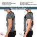 2023 Adjustable Posture Corrector for Men & Women | True Fit Back Support & Pain Relief - Upper Back Brace for Neck & Shoulder Therapy - Buy Online on GoSupps.com