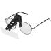 Professional 5X 2.5X 3.5X Magnification Plastic Case Clip-On Glasses Type Magnifier Full of Stars