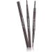 FRCOLOR 2pcs 2 1 Brush Pencil Coffee Long Lasting Makeup Eyebrow Auto-for Eye in Waterproof Brow Light 1 count (Pack of 1) As Shownx2pcs - Buy Online on GoSupps.com