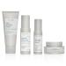 Anti-Aging Bundle with Stem Cell + Hydrating Moisturizer and Toner Serum Firming Antioxidant Emulsion and Gentle Antioxidant Cleanser