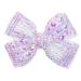 Pink Pearl Rhinestone Hair Bows Set - 3 Pcs Alligator Clips for Girls and Women | Glitter Floral Bow Hairpins for Xmas Party Gifts - Buy Online on GoSupps.com