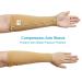 Post Surgical Compression Arm Rod - Medium Forearm Pressure Sleeve with Zipper for Scarring Relaxation & Body Shaping - Buy Online on GoSupps.com