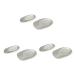 12 Pairs Silicone Insoles Half Insole Comfort Heel Pad Silicone Shoe Pad Heel Pads