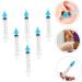 Ipetboom 6pcs Ear Wax Removal Tool for Home Use Safe Ear Cleaning Flared Nozzle for Gentle Irrigation for Adults and Boys and Girls - Buy Online on GoSupps.com