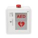 Qianmei wall-mounted AED defibrillator storage cabinet first aid set AED alarm box with key and alarm suitable for most AED models for office nursing home