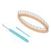 GLOGLOW Knitter Looms Set  DIY Socks Leg Warmers Weaver Crochet Ring Knitting Machine Accessorieswith Yarn Needle Knit Tools