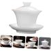 Alipis 1 Set Household Ceramics Coffee Drinking Tea Kung Saucer Office Retro Chinese Kitchen Style Home - Buy Online on GoSupps.com