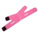 Post Surgery Neck & Chin Compression Wrap | Face Slimming Bandage Belt for Double Chin & Face Lift (Rose Red - Buy Online on GoSupps.com