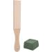 High-Quality Leather Polish Sharpening Spreader with Double-Sided Wooden Grinding Plate & Paste - Perfect for Precision Sharpening - Buy Online on GoSupps.com