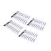 Mipcase 4pcs Eyebrow Stickers Waterproof Makeup Eyebrows Makeup Tools Water Transfer Eyebrow Sticker Mold 3d