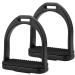 Horse Stirrup 1 Pair Black High Strength Durable Quality Plastic Riding Stirrups for Children to Ride Horse(Small) - Buy Online on GoSupps.com
