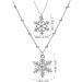 COLLBATH A Necklace Necklaces Women Pendant Necklace Snowflake Necklace Accessories Sweater Chain Miss Long - Buy Online on GoSupps.com
