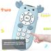 Toyvian Children's Music Phone - Baby Teether & Infant Toy | Baby Shower Gift - Blue 14.5X8.5CM - Buy Online on GoSupps.com