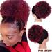 Synthetic Puff Hair Bun | Kinky Curly Drawstring Afro Chignon | Hair Extensions & Ponytail Clips - 1BT299 - Buy Online on GoSupps.com
