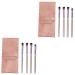 Beavorty 2 Sets Eye Shadow Brush Set Makeup Brush Eye Crease Brush Makeup Supplies Soft Miss Cangzhou