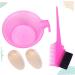 minkissy 6 Sets Hair Salon Tool Hair Dyeing Comb Hair Dyeing Supplies Hair Coloring Kit Hair Coloring Brushes Hair Bleach Styling Brush Hair Dye Tool Baking Oil Pink Hair Dye Bowl - Buy Online on GoSupps.com