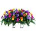 2 Pack 12 Galvanized Rustproof Cemetery Headstone Saddle with FloraCraft Styrofoam - Silver - Buy Online on GoSupps.com