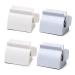 Tube Toothpaste Squeezer Rolling Tube Toothpaste Squeezer With Frosted Handles Rolling Tube Toothpaste Holder Toothpaste Seat Holder Stand For Bathroom Accessories 5.2*3.9*4.1cm Suitable For Small An White+grey