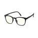 JOOX Vintage Reading Glasses for Men Women Rectangular Reading Aid Glasses with Spring Hinges Black 1.0 x