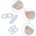 Jinlanshop Silicone Toe Spreader for Hallux Valgus & Hammer Toe Pain Relief 4 Toe Protection Solution - Buy Online on GoSupps.com