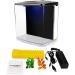 FREESEA 1.2 Gallon Betta Fish Tank with LED Light & Filter Pump â€“ Black Aquarium - Buy Online on GoSupps.com