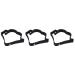 Ronlok 3X Chest Belt Strap for Sports Wireless Frequency Heart Rate Monitor Black