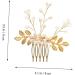 DOITOOL Hair Accessories Comb Pearl Hair Ties Hair Decorations Headdress Rhinestone Barrettes Rhinestone Hair Clip Wedding Decoration Pearl Beaded Headband Manual Bride Hair Comb - Buy Online on GoSupps.com