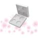 Mikinona 2pcs 4 Lipstick Case Empty Eyeshadow Case Eyeshadow Palette Empty Lipstick Palette White - Buy Online on GoSupps.com