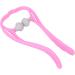 Verdant Touch Roller Neck Massage Tool | Handheld Trigger Point Neck & Shoulder Self Massager - Pink - Buy Online on GoSupps.com