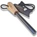 uberleben Zunden Fire Starter - Traditional Ferro Rod, Handcrafted Wood Handle - 5/16", 3/8", & 1/2" Thick Fire Steel - 12,000-20,000 Strikes - Survival Igniter with Neck Lanyard & Multi-Tool Striker