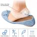 Silicone Heel Pads - 2 Pairs Gel Protectors for Plantar Fasciitis Relief & Heel Pain - Buy Online on GoSupps.com