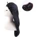 Shop Ladaypoa Long Satin Hair Hood - 2 Piece Silky Sleeping Cap for Curly Hair Protection | Extra Big Size Black & Purple - Buy Online on GoSupps.com