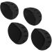 High Heeled Shoe Foot Cushions - 2 Pairs Breathable Forefoot Pads for Pain Relief - Black Pointe Shoe Toe Pads - Buy Online on GoSupps.com