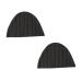 FRCOLOR 1 Pair Sneaker Heel Stickers Heel Grips Pad Shoe Heel Sticker Heel Grips Liner Black Floor Mats Heel Pad Silicone Gel Self-Adhesive Shoe Insoles Black Heel Espadrille Cushion Care Black 11.5x0.5cm