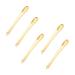 FRCOLOR 25 PCS face cream scoop metal serving spoons metal scraper tool eye makeup applicators makeup spatula applicator makeup bottle spatula beauty scoop for facial cosmetic Mask Spoons 1 Count (Pack of 1) Goldenx5pcs