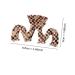 Large Tortoise Shell Claw Clips 3.5 Inch - Checkered French Design Hair Jaw Clamp for Women - 2 Pack - Buy Online on GoSupps.com