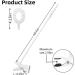 Lishumei 16W Mini USB UV LED Nail Lamp Dryer - Gel Nail Curing Light Fixture with Flexible Gooseneck Cord, 8 UV/LED Beads - White Round Head - Buy Online on GoSupps.com
