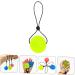 Oatipho Finger Trainer & Stress Ball - Hand Exercise & Massage Tool for Strength & Relaxation - 20x5cm Yellow - Buy Online on GoSupps.com