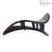 Parcelona France Onde Glossy Black Celluloid Side Slide Hair Claw - Secure Grip Updo Hinge Duck Claw - 2 3/4 Inch (Black) - Buy Online on GoSupps.com