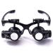 Magnifying Glasses Educational Hobby Magnifiers Head Mounted Magnifying Glasses Headband Lamp Hands Free Magnifier Adjustable for Hobby Jewelers