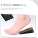 NOLITOY Heightening Half Pad - Breathable Heel Insoles for Men & Women | 5 Pairs Convenient Height Lift Inserts | Portable Rubber Shoe Pads - Buy Online on GoSupps.com