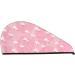 Pink Flamingos & Flowers Microfiber Hair Towel - Super Absorbent Coral Velvet Wrap for Long Curly & Thick Hair - Quick Dry Hair Cap for Women - Buy Online on GoSupps.com