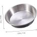 LIFKOME Vinegar Dish 4 Pcs Dish Round Ketchup Stainless Steel Metal Portion Cups 7X7X2CMx2pcs Silverx2pcs - Buy Online on GoSupps.com